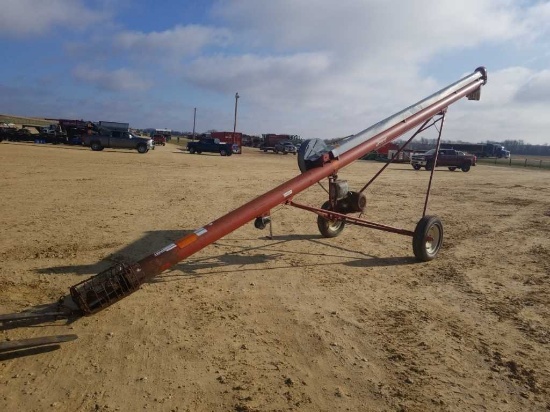 8" TRUCK AUGER W/ ELECTRIC MOTOR