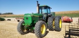 JD 4955 TRACTOR W/ FWA-20.8 X 42 TIRES W/ DUALS