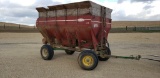 NEW LEADER L-20 LIME SPREADER BOX ON JD 1065A GEAR