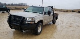 2003 CHEVY K2500 DIESEL TRUCK , 4X4, SILVER