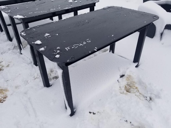 New 57" x 29" Metal Work Bench