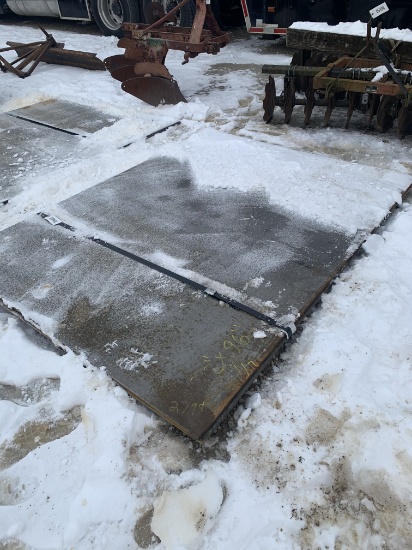 72" x 96"-1/2" Steel Sheets