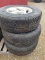 (2) Firestone P265/70R17 Tires and Rims