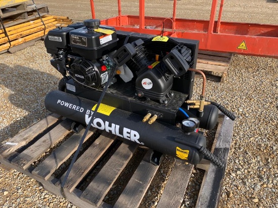 Kohler 6.5hp Gas Twin Stage Air Compressor