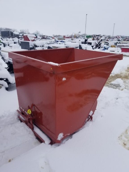 New Skid Loader Metal Tipping Container
