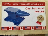 New Unused - Cast Iron 400 lb Anvil