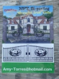 New - Great Bear 20' Bi-Parting Wrought Iron Gates