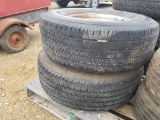 (2) Firestone P265/70R16 Tires and Rims