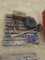 PALLET OF 2- CHAIN BINDERS-ROTARY MOWER WHEEL-