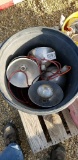 CONTAINER OF HEAT LAMPS
