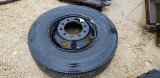12.00 X 22.5 TIRE AND RIM