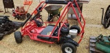 GO KART- RUNS, STEERING LINKAGE BROKE-