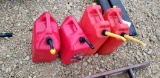 RED GAS JUGS