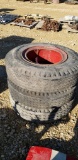 10.00 X 20 TIRES ON DAYTON RIMS