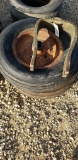SINGLE FRONT WHEEL ASSM FOR JD W/ EXTRA RIM & TIRE