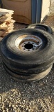 PR 10.00 X 16 FRONT TIRES ON CASE 8 BOLT RIMS