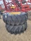 24.5 x 52 Tires on Combine Rims