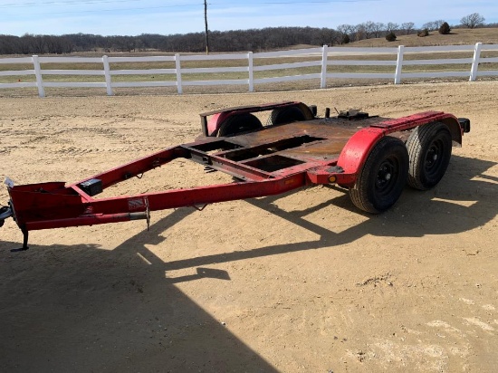 1993 Crafco 10' x 67" Tag Trailer
