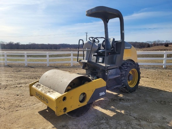 2008 Volvo SD 45D Smooth Drum 54" Compactor