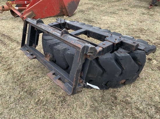 5' 6" Rubber Manure Scraper