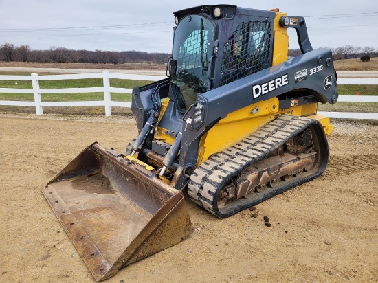 John Deere 333G Skid Loader