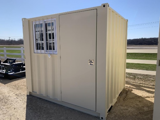 New Steel Container w/ Door and Window
