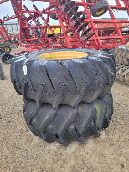 24.5 x 52 Tires on Combine Rims