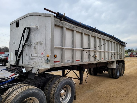 1978 Gilmore Trailer Inc 30' Aluminum Dump Trailer
