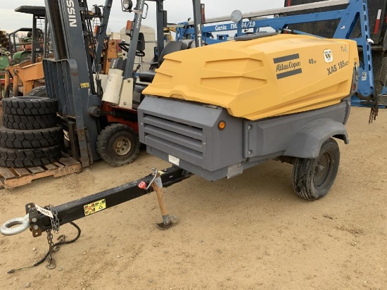 2015 Allas Copco XAS185KD7 Air Compressor
