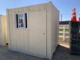 New Steel Container w/ Door and Window