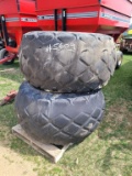 GoodYear 28L-25 Tires on Rims