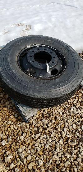 12.00 x 22.5 Tire and Rim