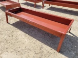 New 7 1/2' x 2 1/2' Feed Bunk