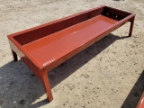 New 7 1/2' x 2 1/2' Feed Bunk