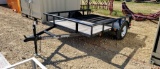 2019 8 FOOT UTILITY TRAILER WITH RAMP