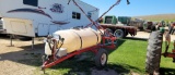 30 FOOT PULL TYPE SPRAYER - CONTROL UNIT IN SHED