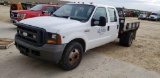 2005 FORD F350 DUALLY TRUCK, V10 GAS ENGINE