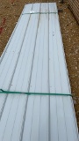 SHEETS WHITE STEEL SIDING 12' LONG