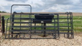 CORRAL PANELS W/ WALK THROUGH & 2 FEED TROUGHS