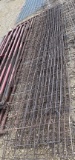 PILE OF HOG PANELS APPROXIMATE 9 UP TO 16' LENGTHS