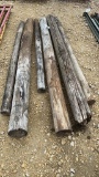 WOODEN FENCE POSTS
