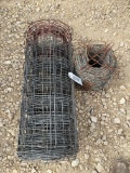 ROLL NEW BARB WIRE & PARTIAL ROLL WOVEN WIRE
