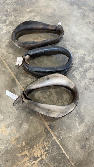 SET OF 3 HORSE COLLARS