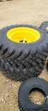 NEW SET OF 2 280/70/16 GALAXY TIRES & RIMS