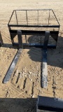 NEW SKID LOADER/TRACTOR PALLET FORK ATTACHMENT