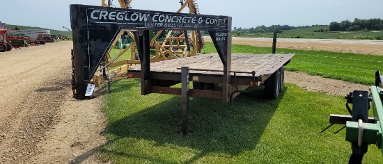 8 X 18' FLATBED GOOSENECK TRAILER