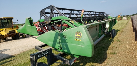 JOHN DEERE 630F BEAN HEAD