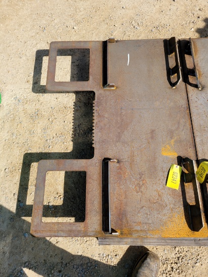 New Walk Through Skid Steer Face Plate