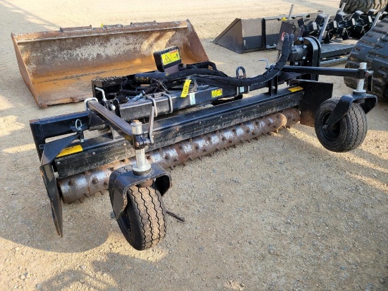 2017 Cat Skid Steer Harley Rake