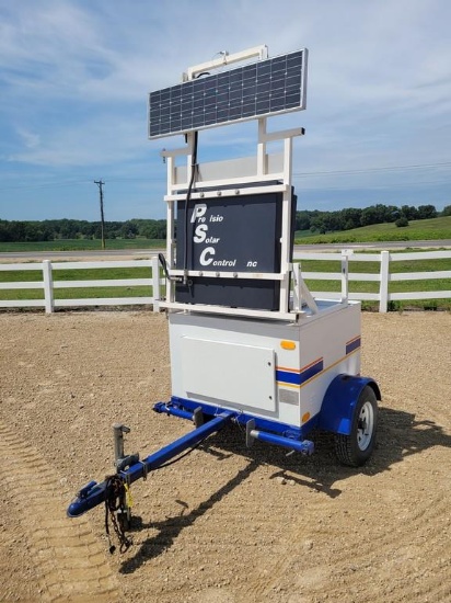 2000 Solar Mobile Speed Monitoring Trailer